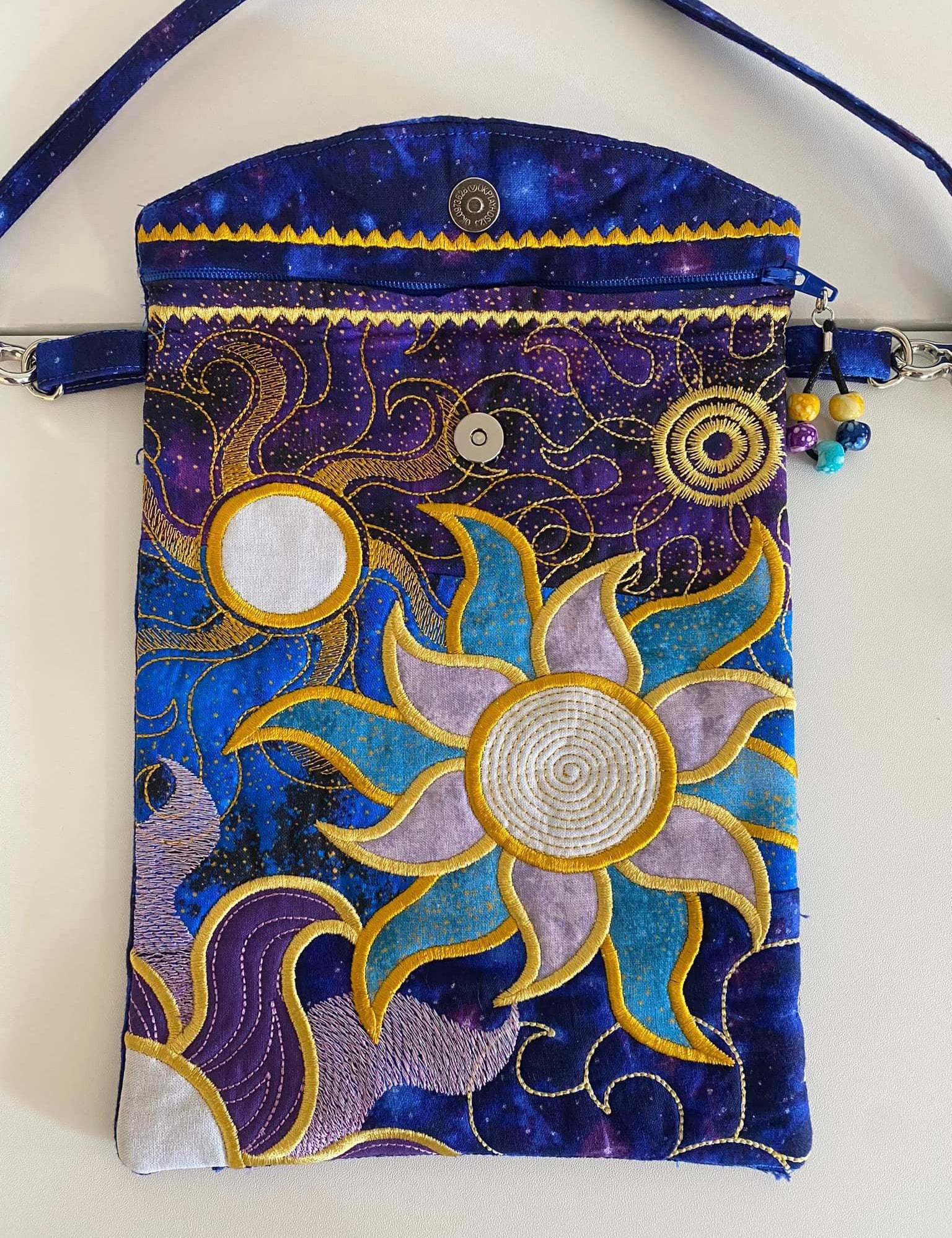 Sunflower Cosmos Zipper Bag