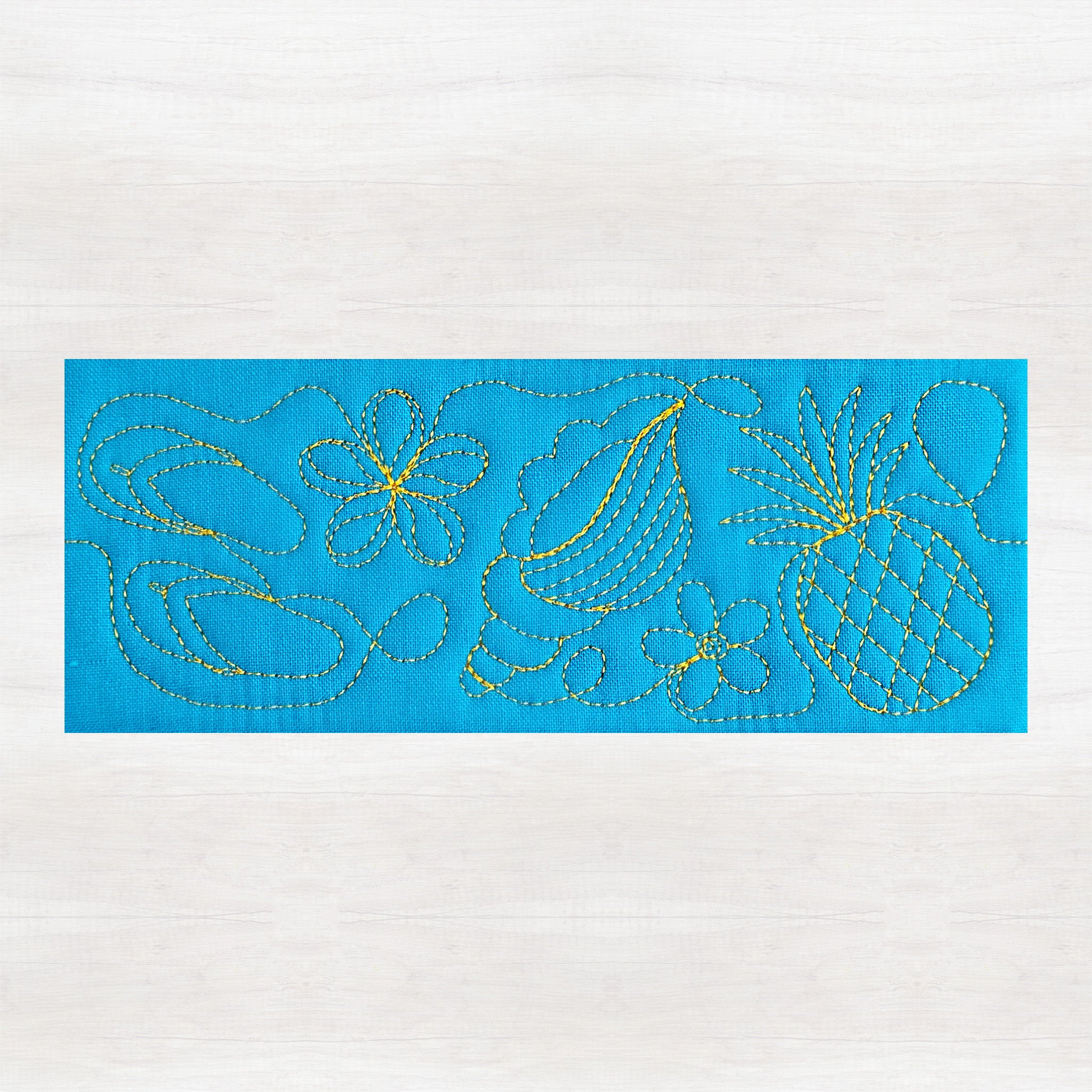 Summer Quilting Borders In the hoop machine embroidery designs