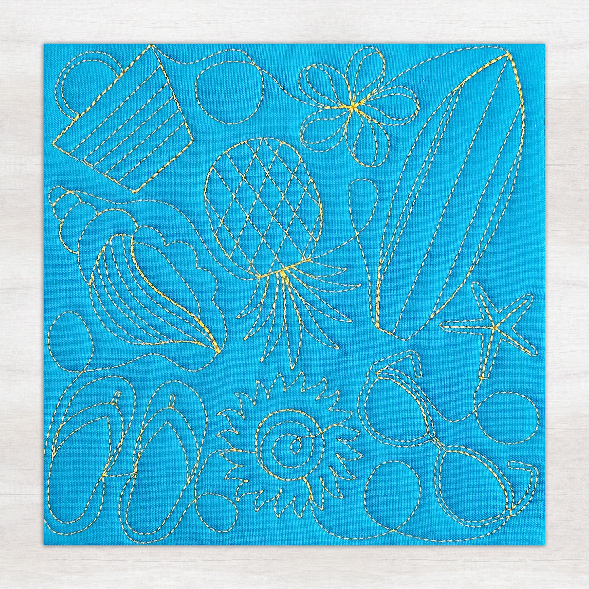 Summer Quilting Blocks In the hoop machine embroidery designs