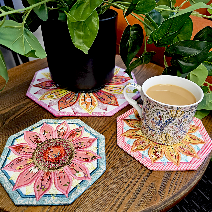 Sunflower Coasters