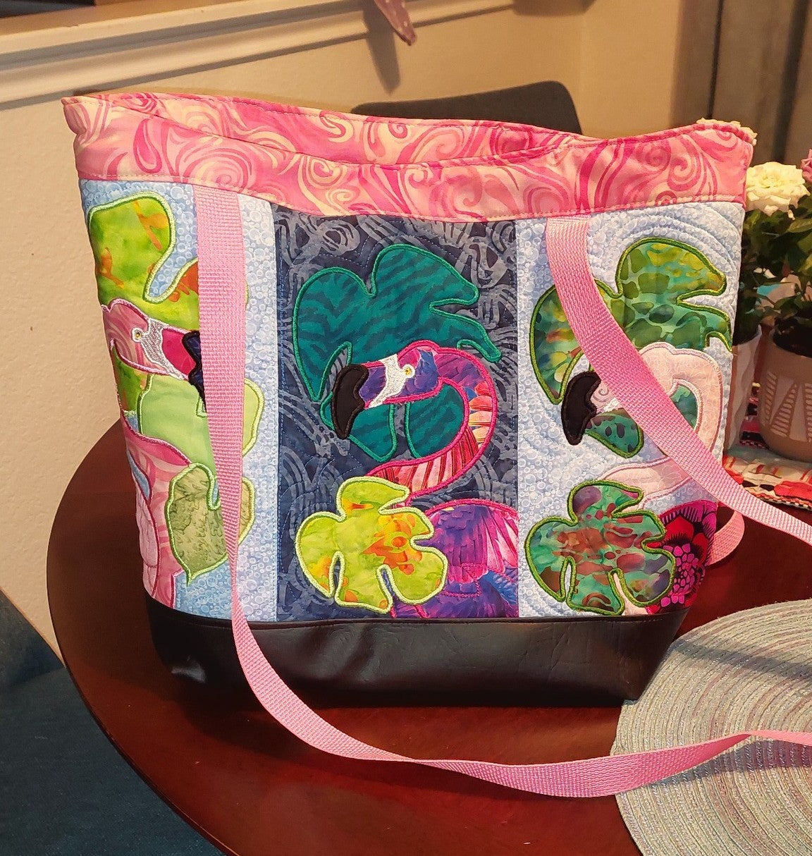 Tropical Flamingo Tote Bag