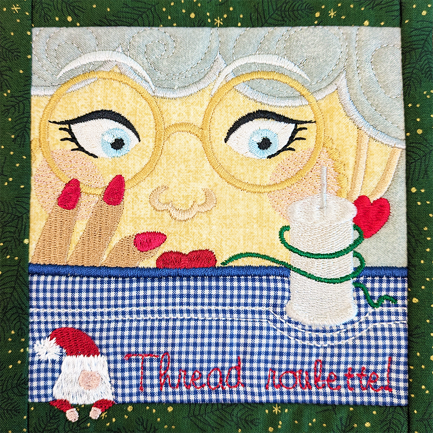 BOW The Adventures of Ms. Stitch - Block 4