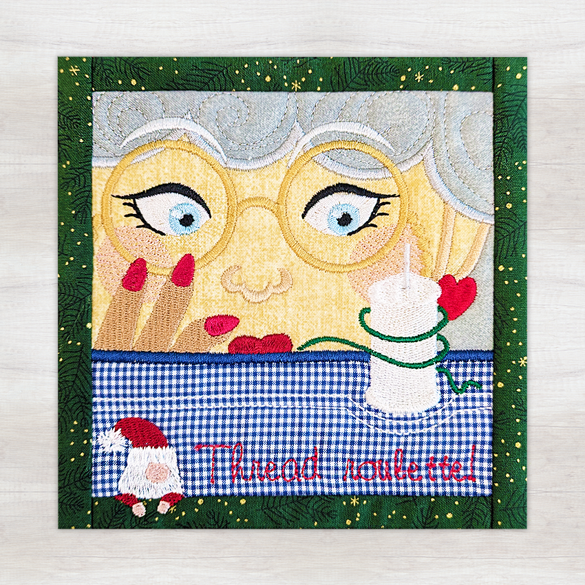 BOW The Adventures of Ms. Stitch - Block 4