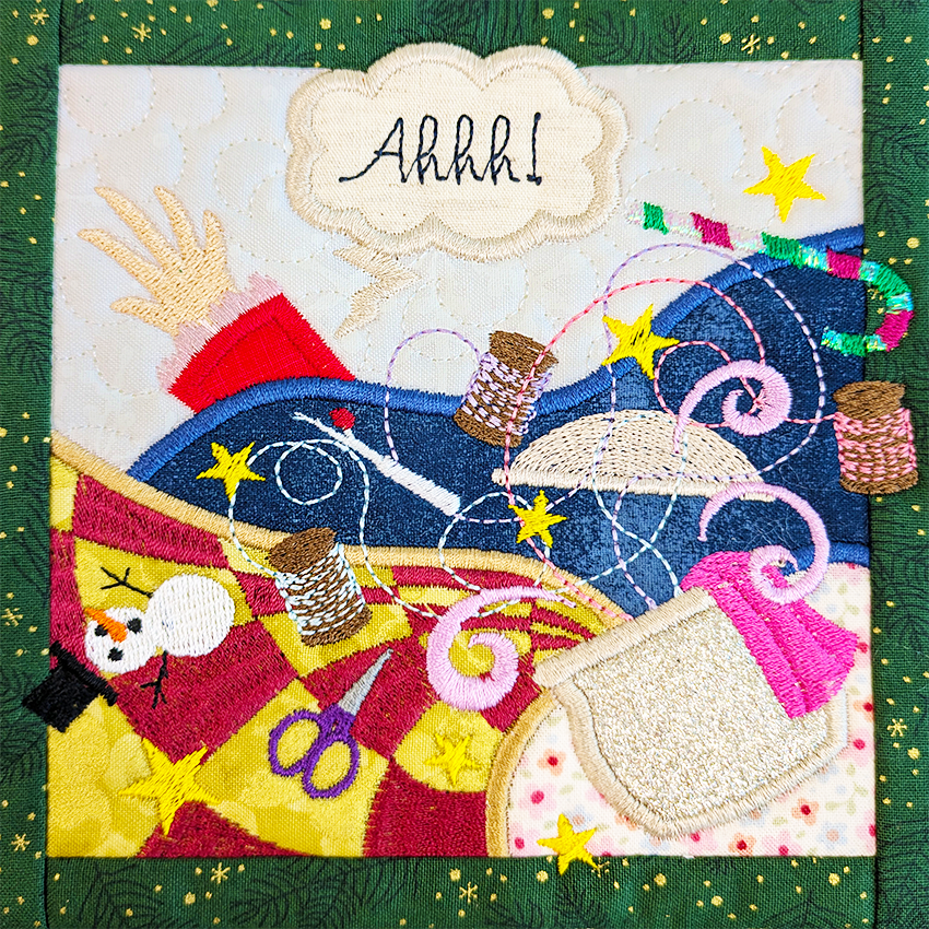 BOW The Adventures of Ms. Stitch - Block 5