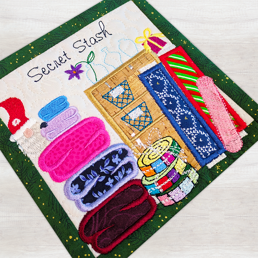 BOW The Adventures of Ms. Stitch - Block 7