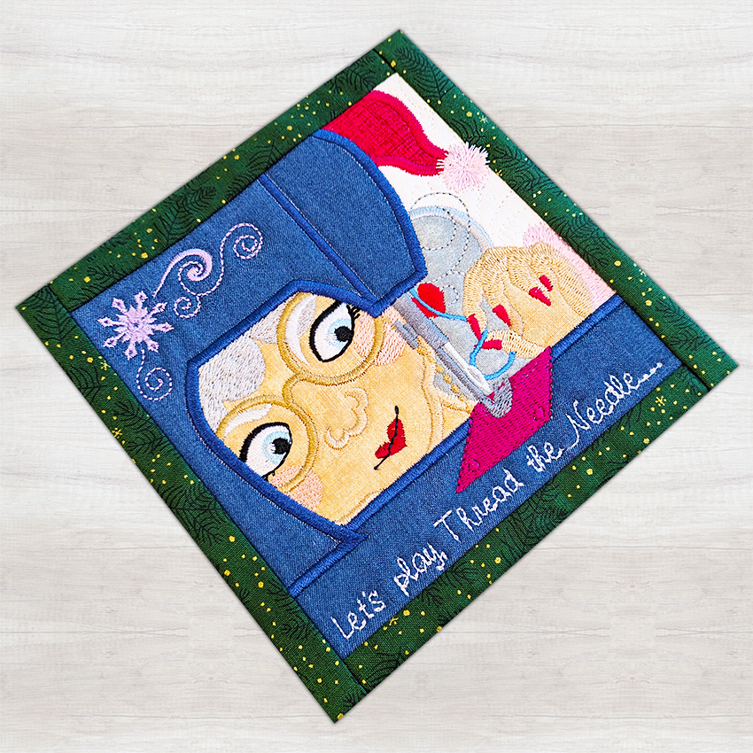 BOW The Adventures of Ms. Stitch - Block 8