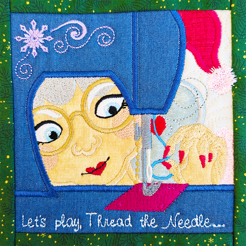 BOW The Adventures of Ms. Stitch - Block 8