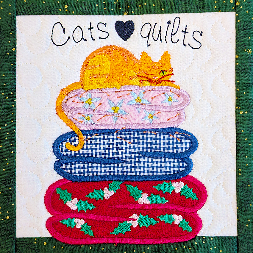 BOW The Adventures of Ms. Stitch - Block 9