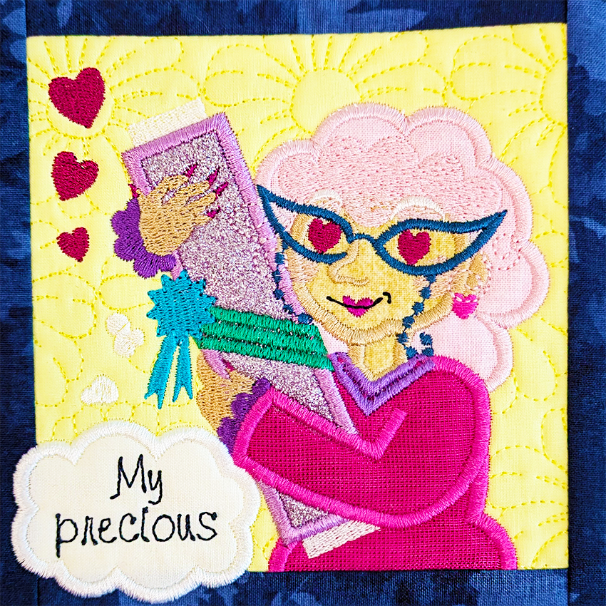 BOW The Adventures of Ms. Stitch - Block 10