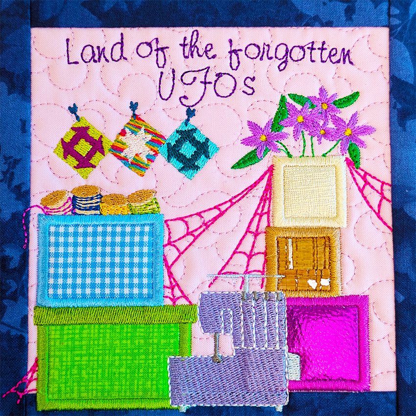 BOW The Adventures of Ms. Stitch - Block 2