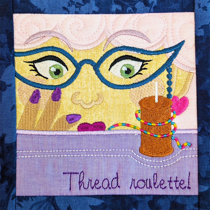 BOW The Adventures of Ms. Stitch - Block 4