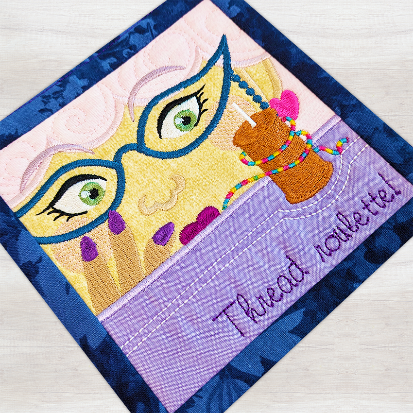 BOW The Adventures of Ms. Stitch - Block 4