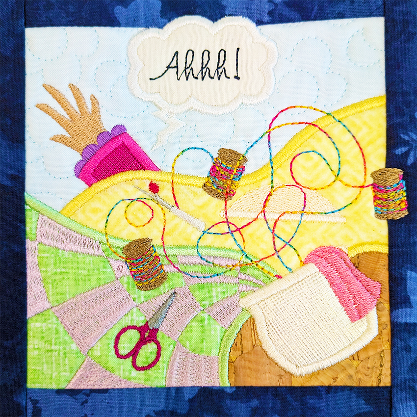 BOW The Adventures of Ms. Stitch - Block 5