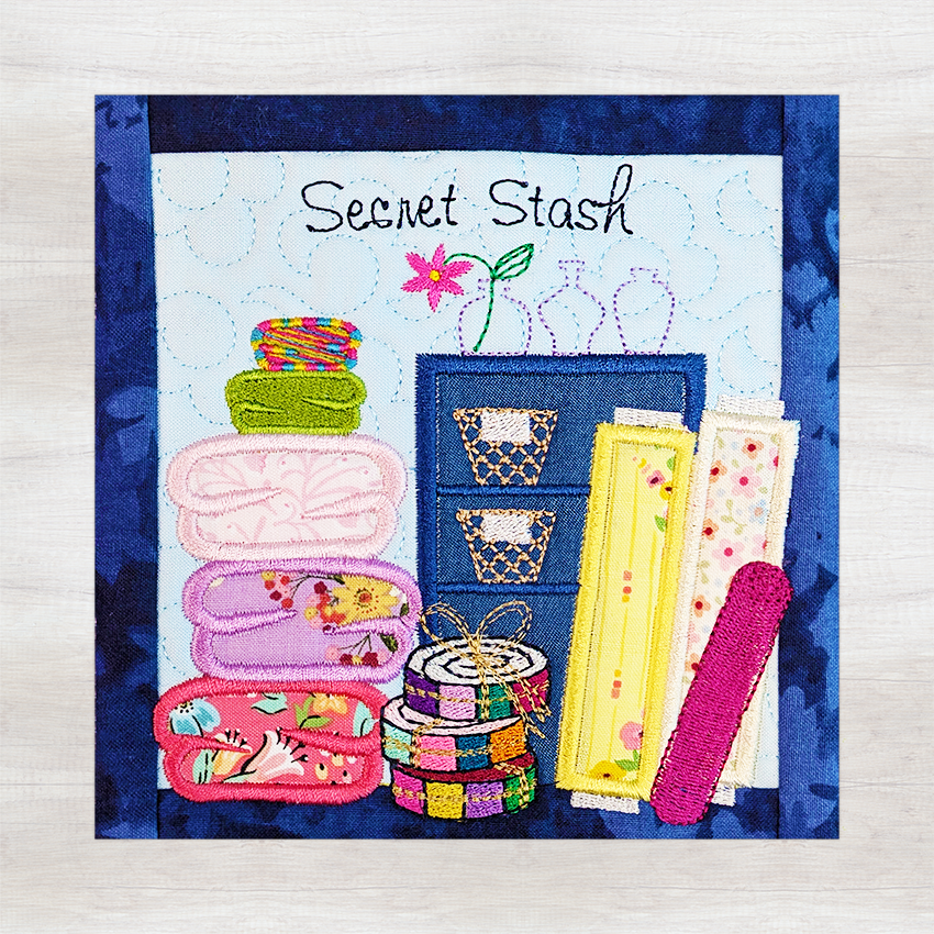 BOW The Adventures of Ms. Stitch - Block 7