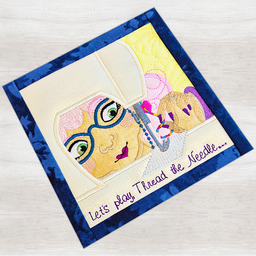 BOW The Adventures of Ms. Stitch - Block 8