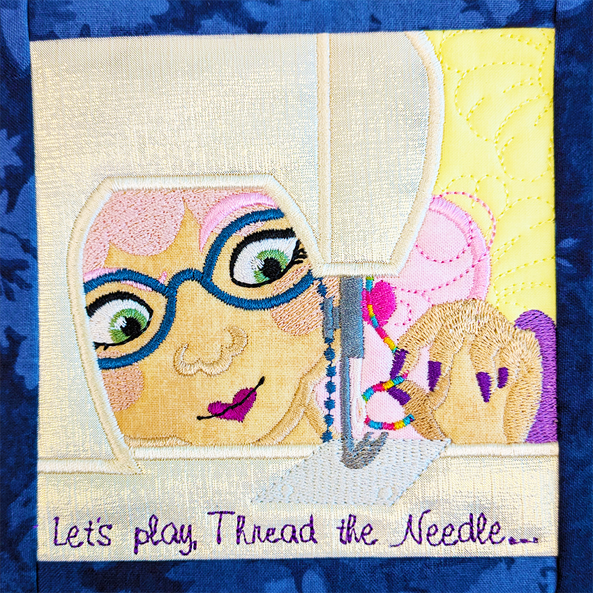 BOW The Adventures of Ms. Stitch - Block 8