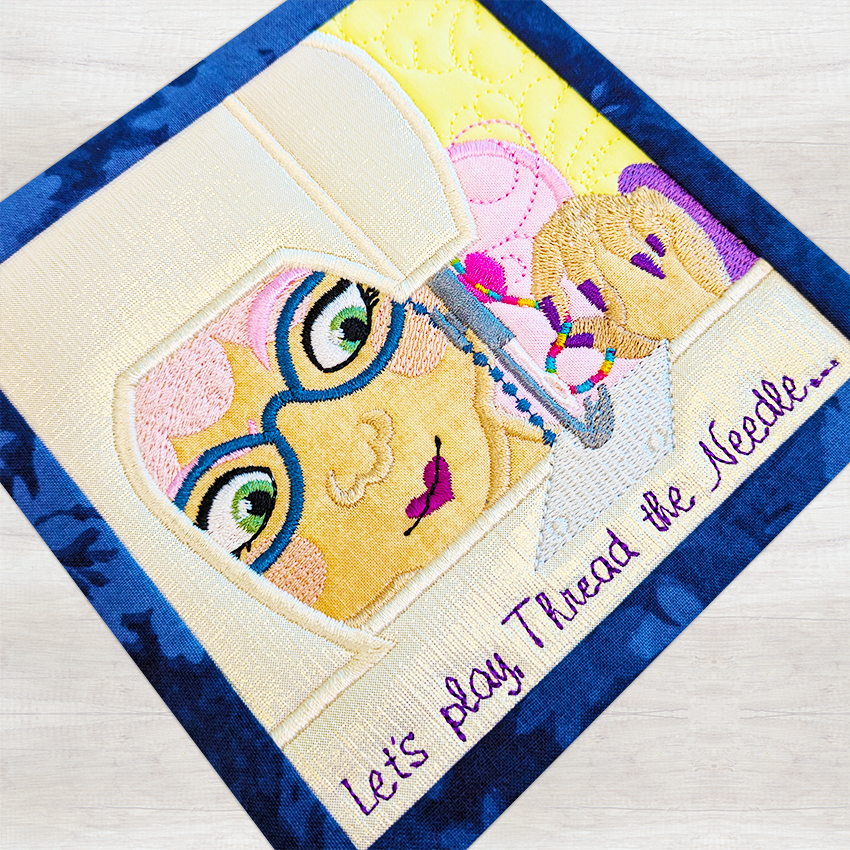 BOW The Adventures of Ms. Stitch - Block 8