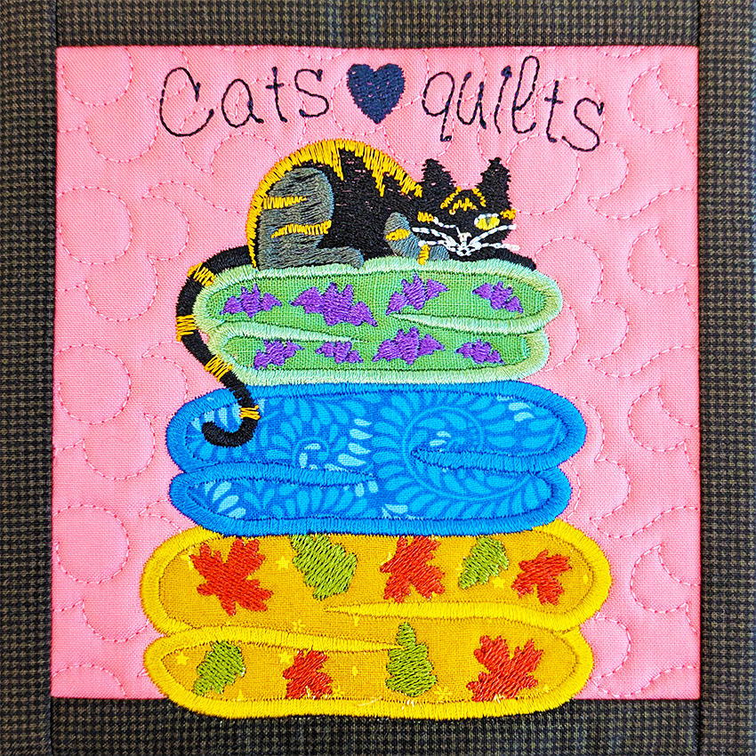 BOW The Adventures of Ms. Stitch - Block 9