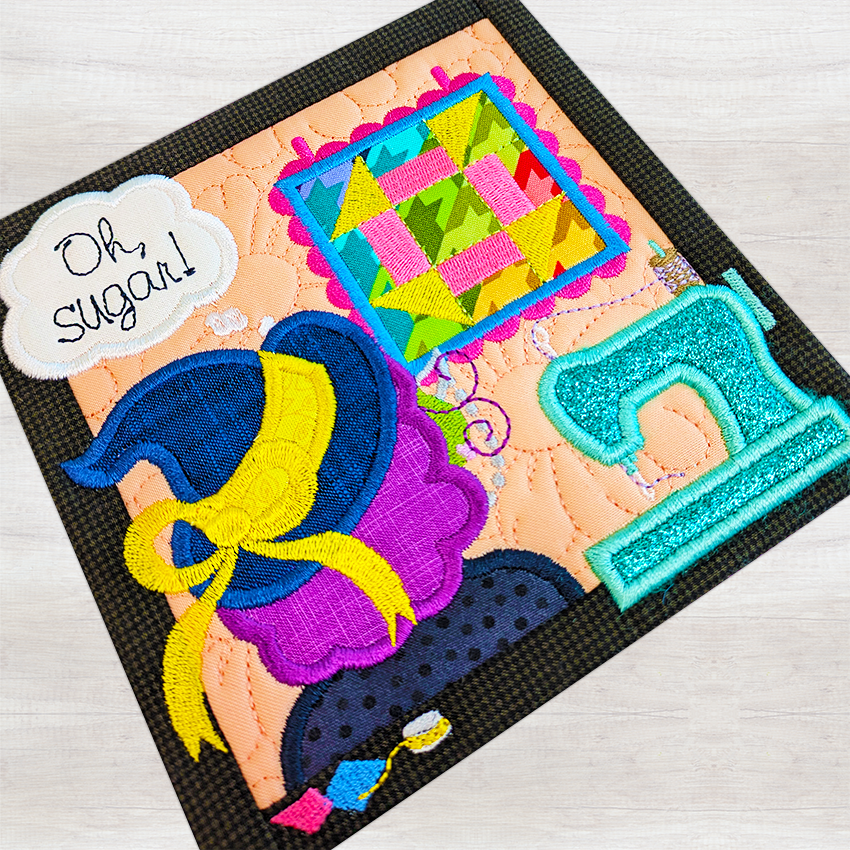 BOW The Adventures of Ms. Stitch - Block 6