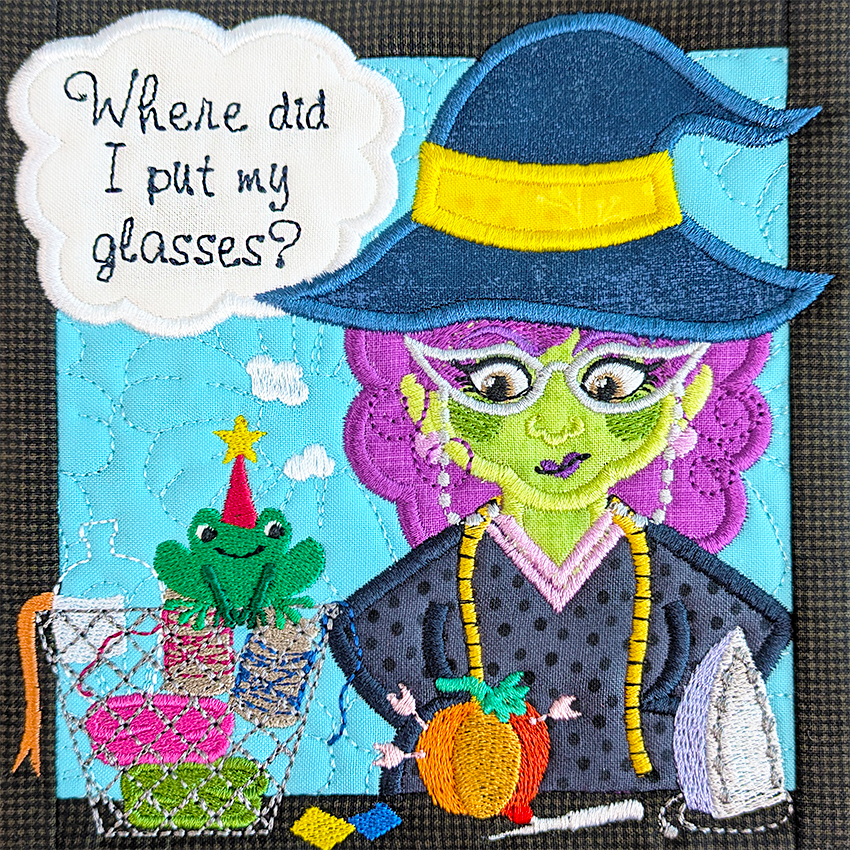 BOW The Adventures of Ms. Stitch - Block 3