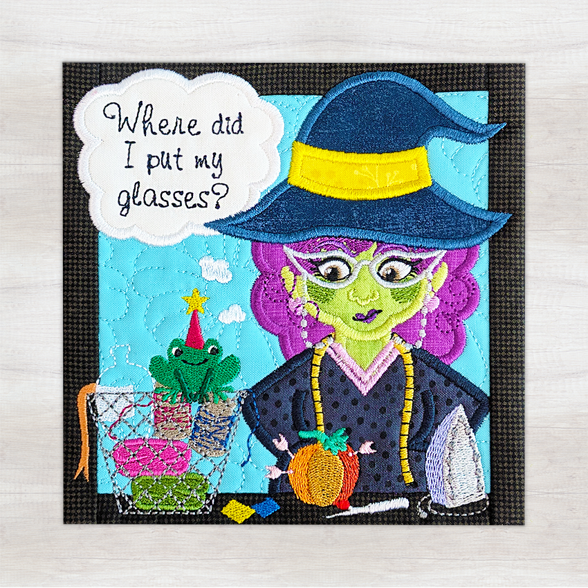 BOW The Adventures of Ms. Stitch - Block 3