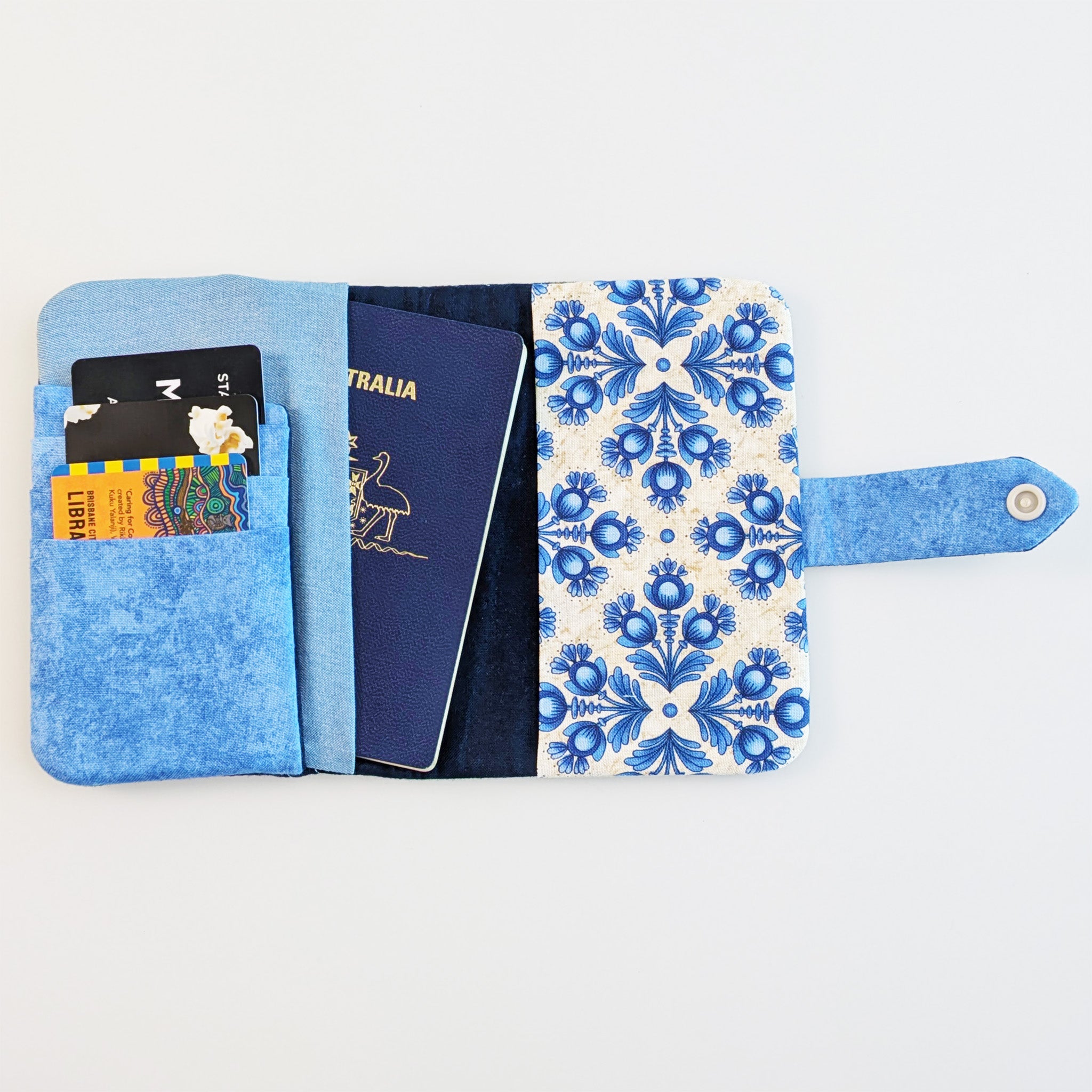 Travel Buddy Passport Cover In the hoop machine embroidery designs