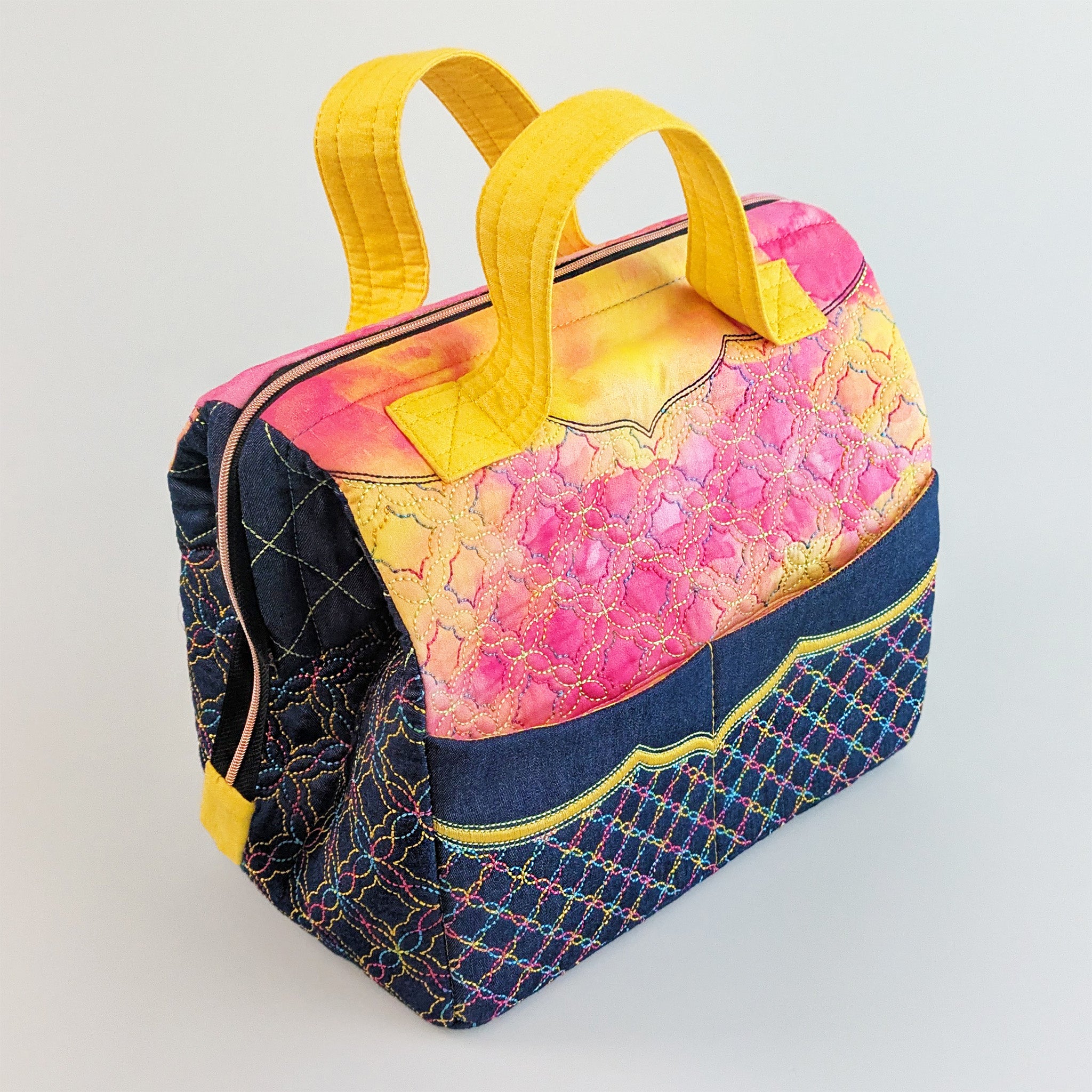 Utility Tote In the hoop machine embroidery designs