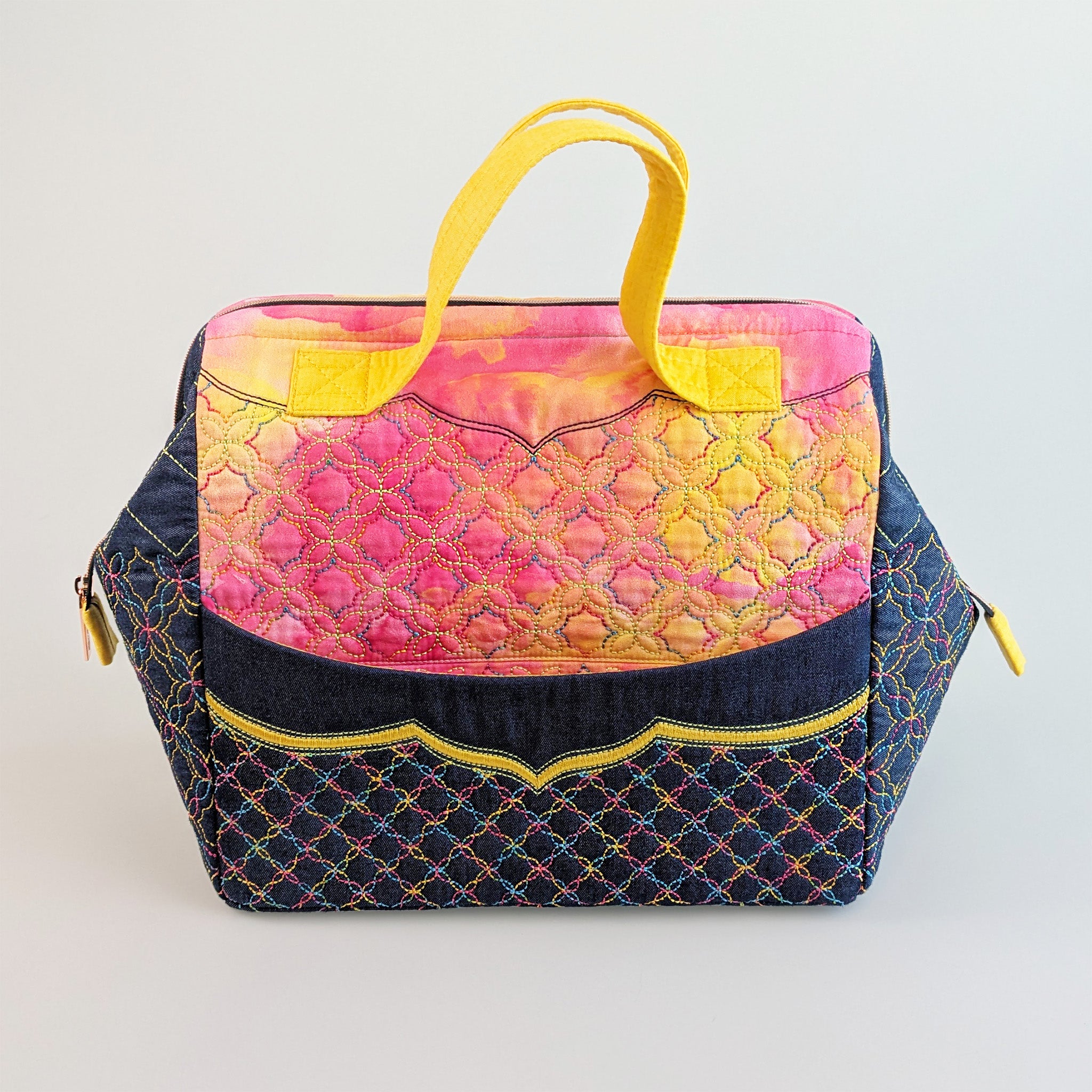 Utility Tote In the hoop machine embroidery designs