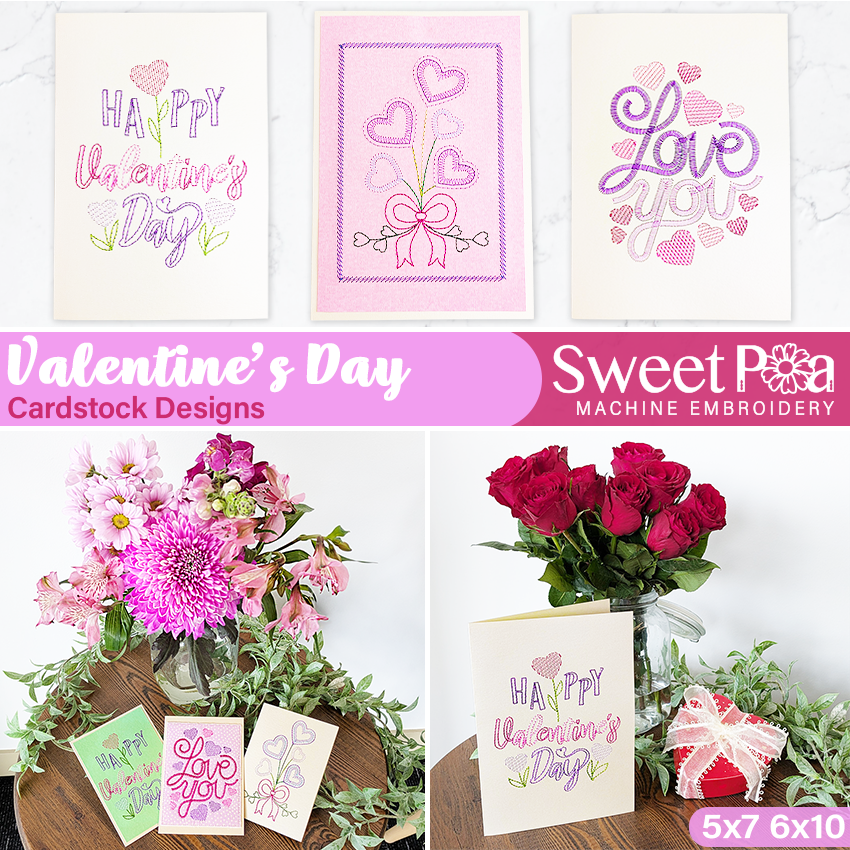 Valentine's Day Cardstock Designs