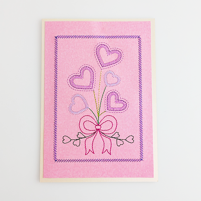 Valentine's Day Cardstock Designs In the hoop machine embroidery designs
