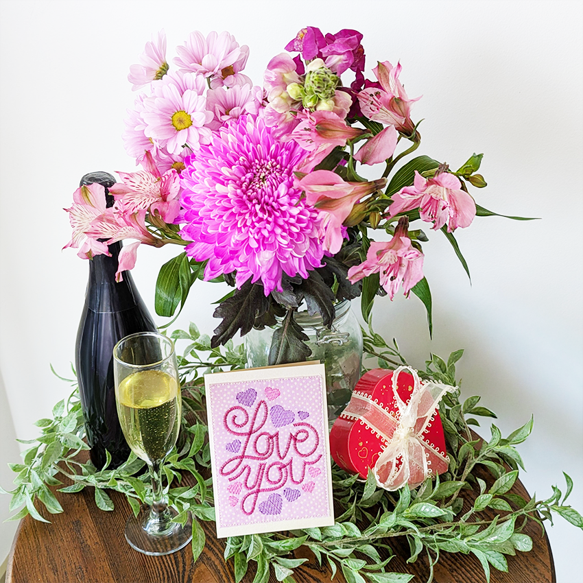 Valentine's Day Cardstock Designs In the hoop machine embroidery designs