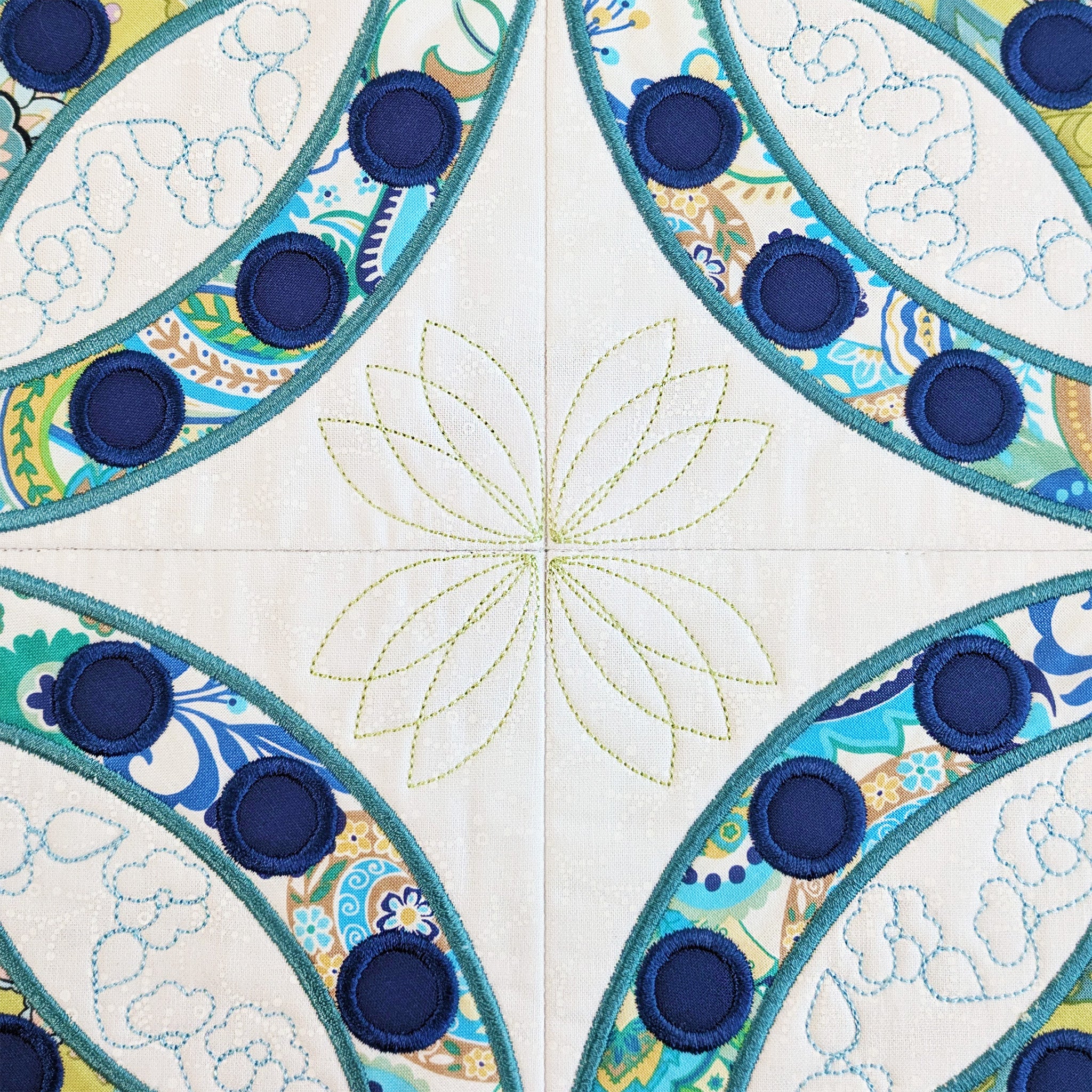 Wedding Rings Quilt and Blocks In the hoop machine embroidery designs