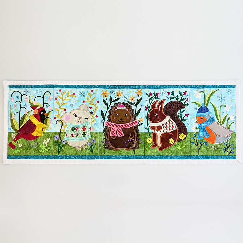 Winter Animals Table Runner