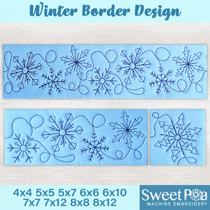 Winter Quilting Borders