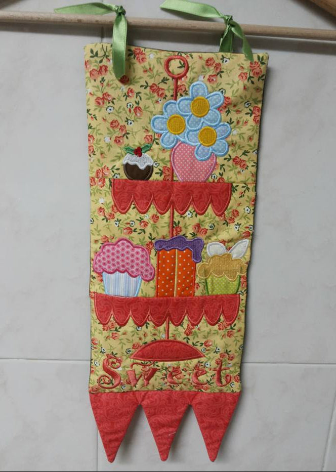 Tiered Cake Stand Wall Hanging