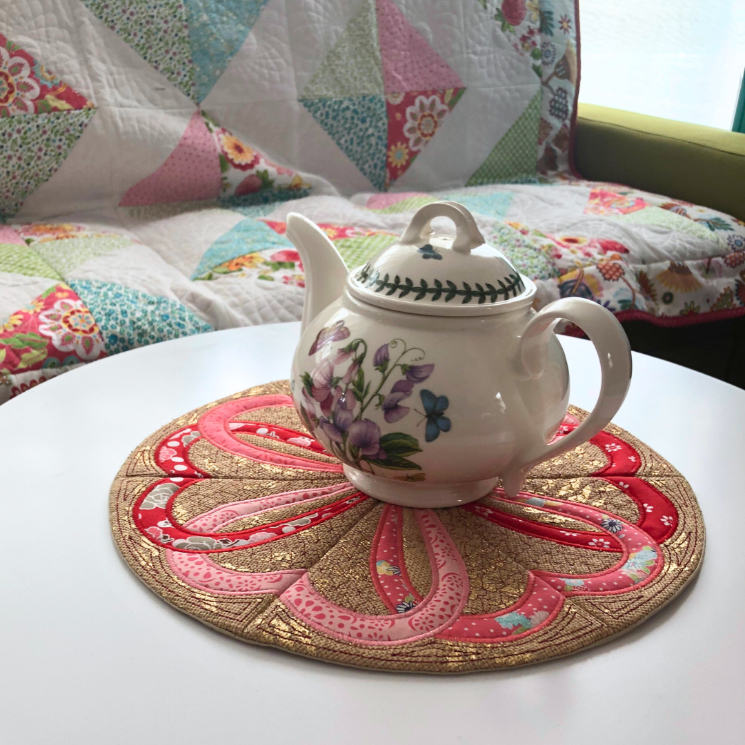 Celtic Love Heart Table Centre In the hoop machine embroidery designs