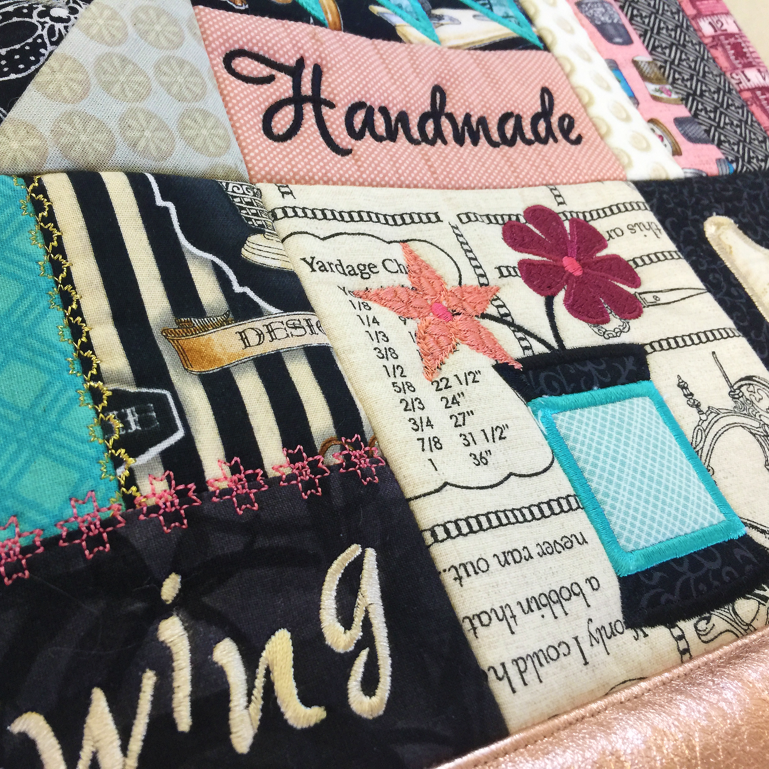 Sewing Tote Bag In the hoop machine embroidery designs