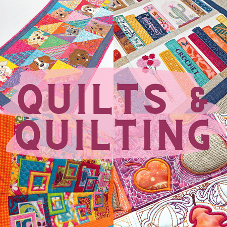 sweet pea machine embroidered quilts