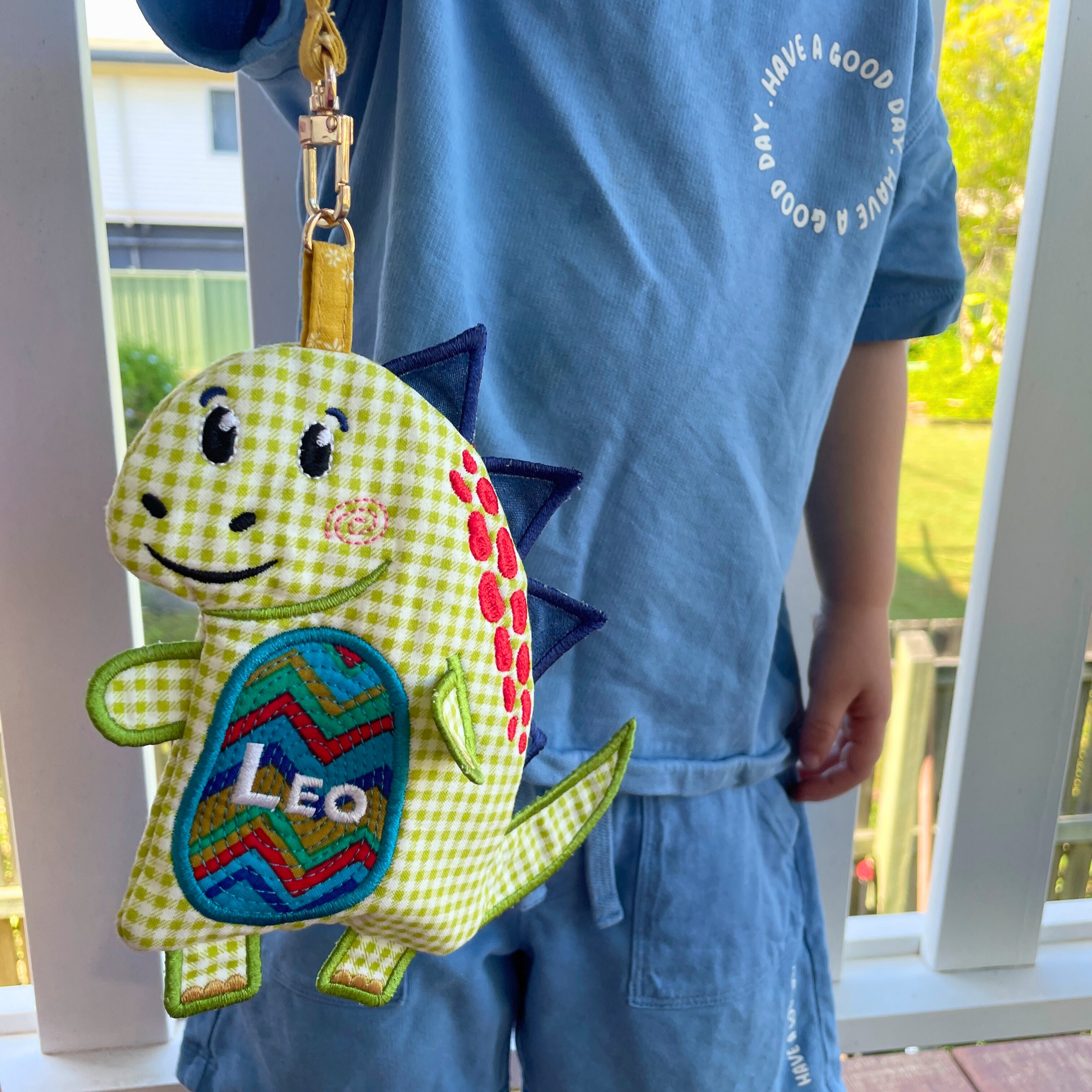 Dinosaur Zipper Purse