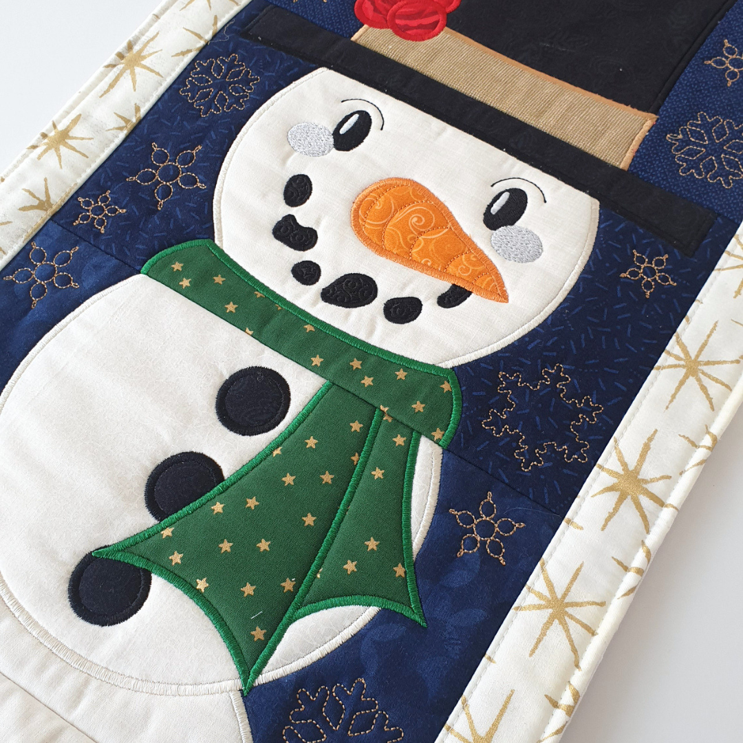 Snowman Wall Hanging or Table Runner