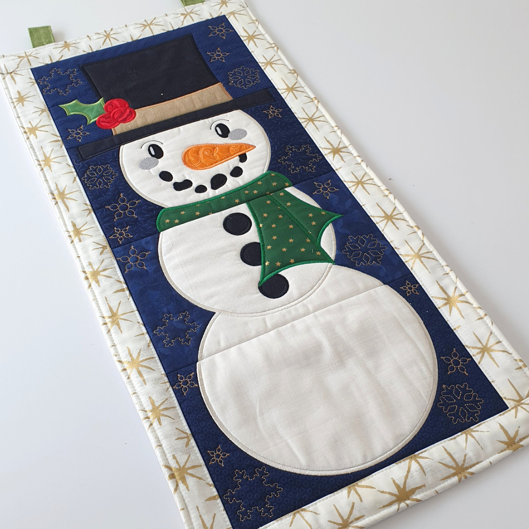 Snowman Wall Hanging or Table Runner