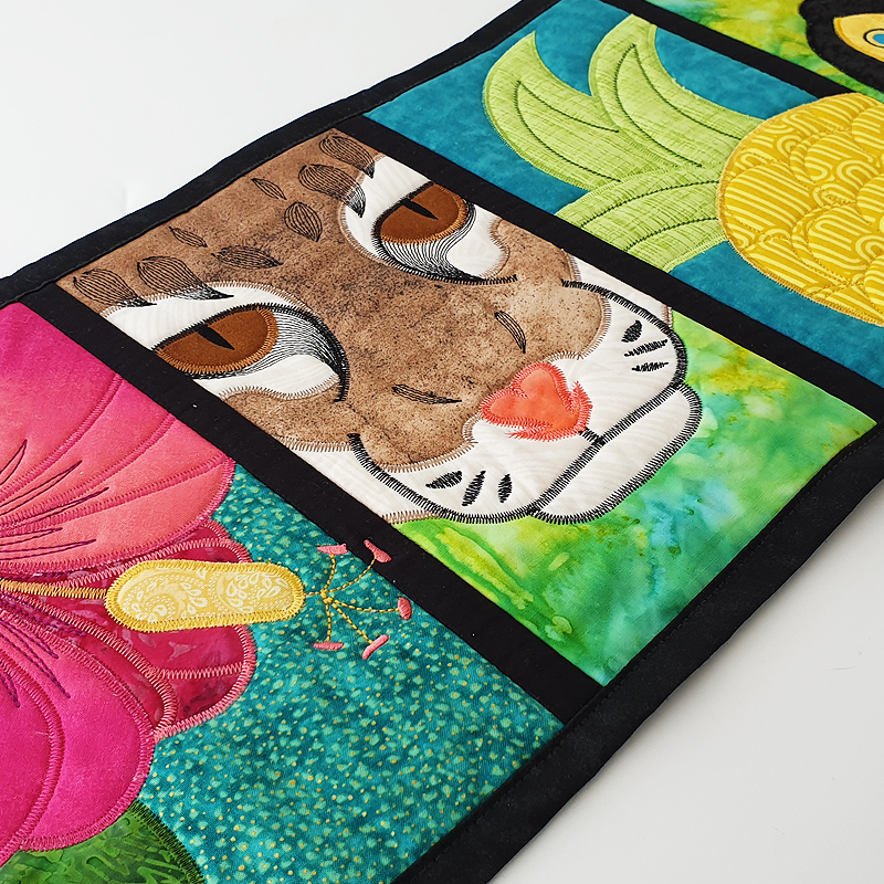 Tropical Caribbean Table Runner