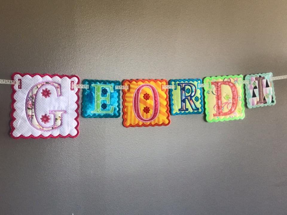 Alphabet Bunting 4x4 5x5 6x6 - Sweet Pea Australia In the hoop machine embroidery designs. in the hoop project, in the hoop embroidery designs, craft in the hoop project, diy in the hoop project, diy craft in the hoop project, in the hoop embroidery patterns, design in the hoop patterns, embroidery designs for in the hoop embroidery projects, best in the hoop machine embroidery designs perfect for all hoops and embroidery machines