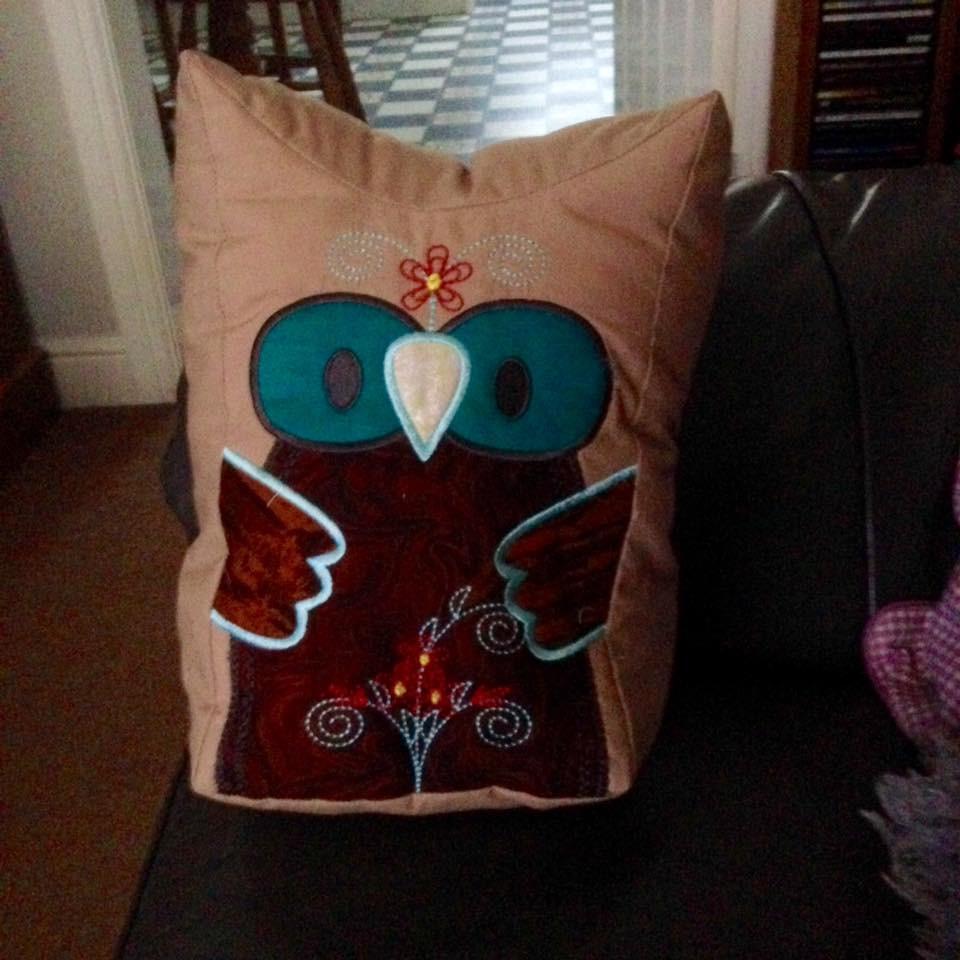 Owl Door Stop, Cushion or Stuffie 6x10 7x12 9.5x14 - Sweet Pea Australia In the hoop machine embroidery designs. in the hoop project, in the hoop embroidery designs, craft in the hoop project, diy in the hoop project, diy craft in the hoop project, in the hoop embroidery patterns, design in the hoop patterns, embroidery designs for in the hoop embroidery projects, best in the hoop machine embroidery designs perfect for all hoops and embroidery machines