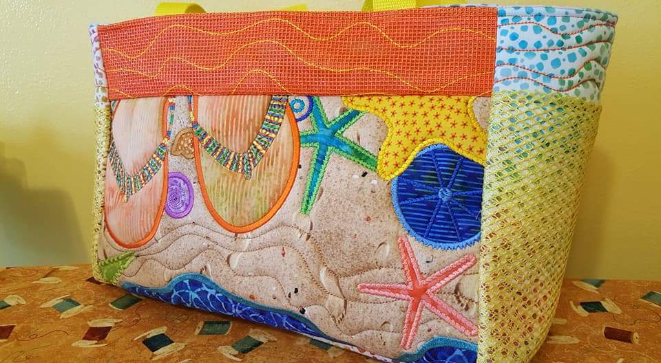 Beach Bag 6x10 7x12 - Sweet Pea Australia In the hoop machine embroidery designs. in the hoop project, in the hoop embroidery designs, craft in the hoop project, diy in the hoop project, diy craft in the hoop project, in the hoop embroidery patterns, design in the hoop patterns, embroidery designs for in the hoop embroidery projects, best in the hoop machine embroidery designs perfect for all hoops and embroidery machines