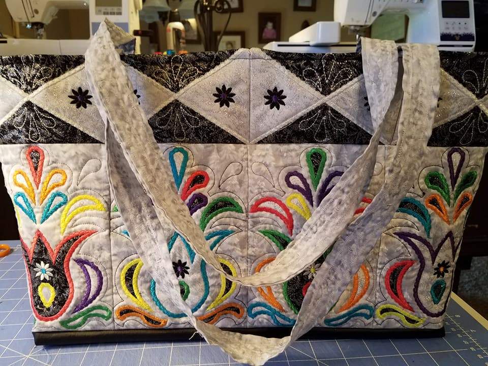 Pysansky Tote Bag 5x7 - Sweet Pea Australia In the hoop machine embroidery designs. in the hoop project, in the hoop embroidery designs, craft in the hoop project, diy in the hoop project, diy craft in the hoop project, in the hoop embroidery patterns, design in the hoop patterns, embroidery designs for in the hoop embroidery projects, best in the hoop machine embroidery designs perfect for all hoops and embroidery machines