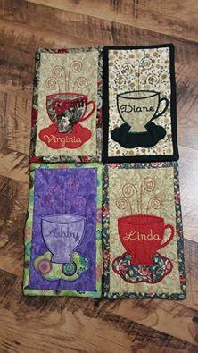 Teacup Mugrug 5x7 6x10 and 7x12 - Sweet Pea Australia In the hoop machine embroidery designs. in the hoop project, in the hoop embroidery designs, craft in the hoop project, diy in the hoop project, diy craft in the hoop project, in the hoop embroidery patterns, design in the hoop patterns, embroidery designs for in the hoop embroidery projects, best in the hoop machine embroidery designs perfect for all hoops and embroidery machines