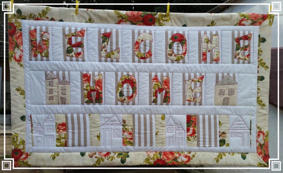 Welcome home house draught stopper and quilt blocks 4x4 5x7 in the hoop machine embroidery - Sweet Pea Australia In the hoop machine embroidery designs. in the hoop project, in the hoop embroidery designs, craft in the hoop project, diy in the hoop project, diy craft in the hoop project, in the hoop embroidery patterns, design in the hoop patterns, embroidery designs for in the hoop embroidery projects, best in the hoop machine embroidery designs perfect for all hoops and embroidery machines