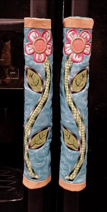 Flower fridge handle wrap 5x7 - Sweet Pea Australia In the hoop machine embroidery designs. in the hoop project, in the hoop embroidery designs, craft in the hoop project, diy in the hoop project, diy craft in the hoop project, in the hoop embroidery patterns, design in the hoop patterns, embroidery designs for in the hoop embroidery projects, best in the hoop machine embroidery designs perfect for all hoops and embroidery machines