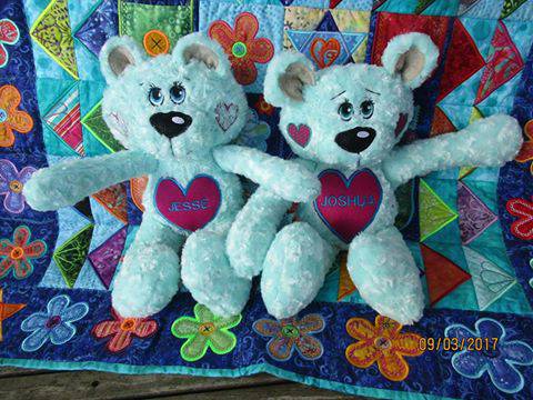 Love Bear Stuffie Stuffed Toy 5x7 6x10 - Sweet Pea